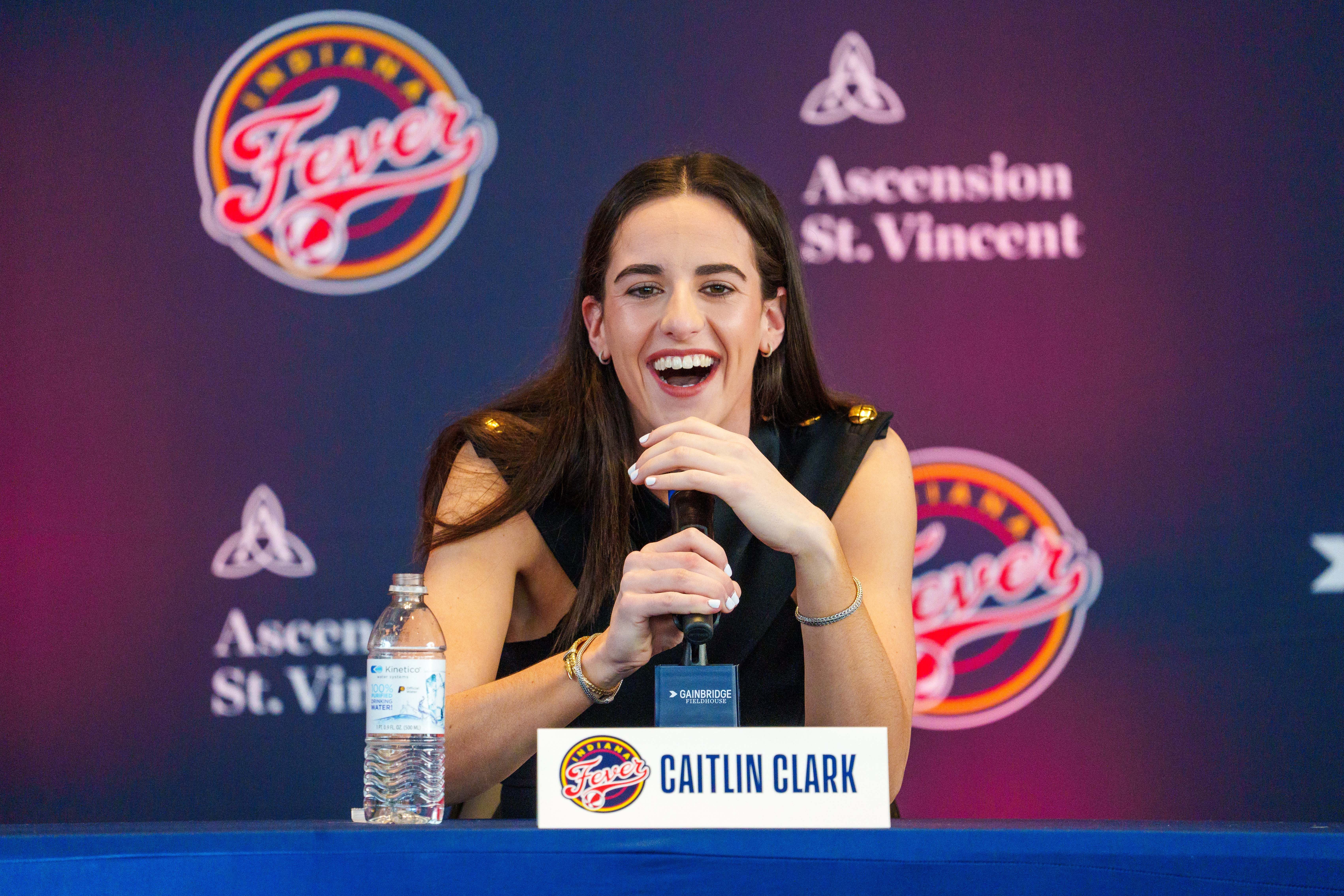 Caitlin Clark is a fan of the Indiana Pacers.